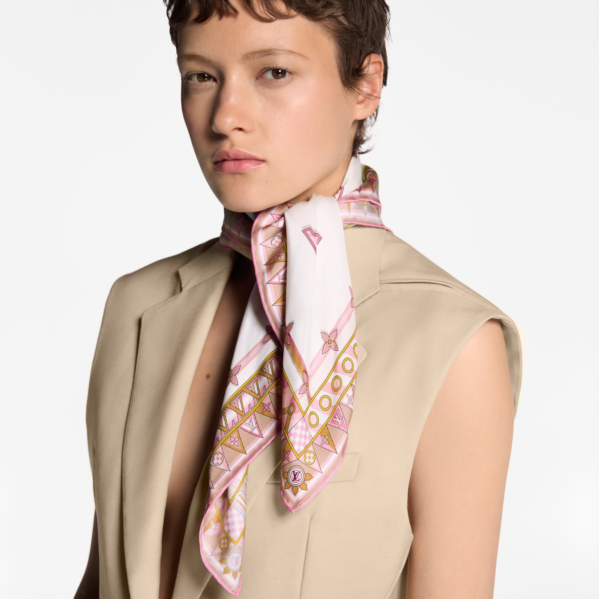 Women - From The Cloud Square 70 S00 Women Accessories Silk Squares and Bandeaux | LOUIS VUITTON (Product zoom)