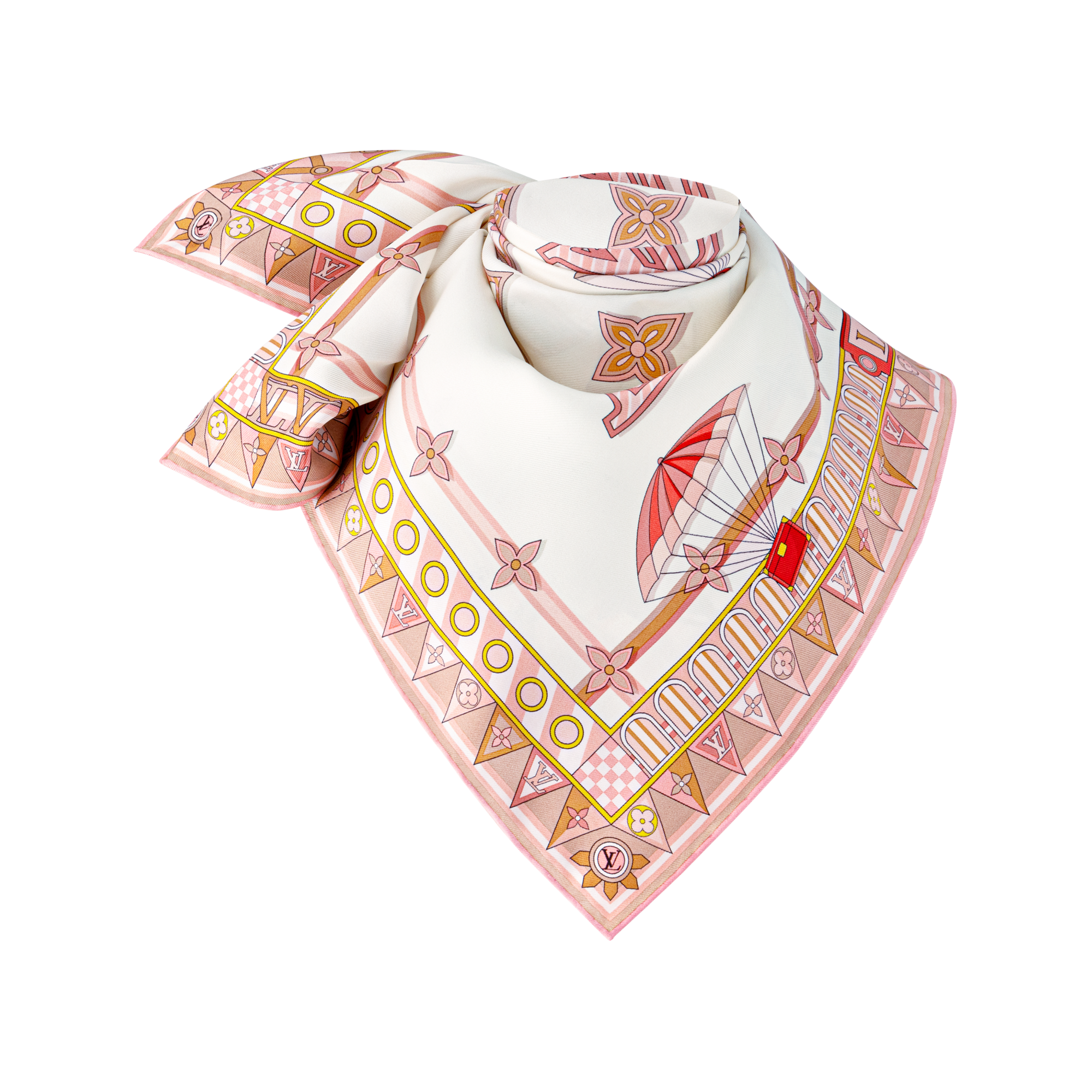 Women - From The Cloud Square 70 S00 Women Accessories Silk Squares and Bandeaux | LOUIS VUITTON (Product zoom)