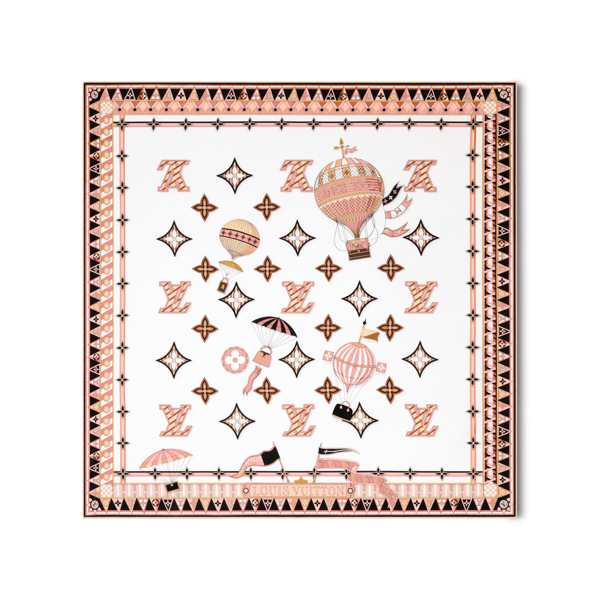 Women - From The Cloud Square 70 S00 Women Accessories Silk Squares and Bandeaux | LOUIS VUITTON (Product zoom)