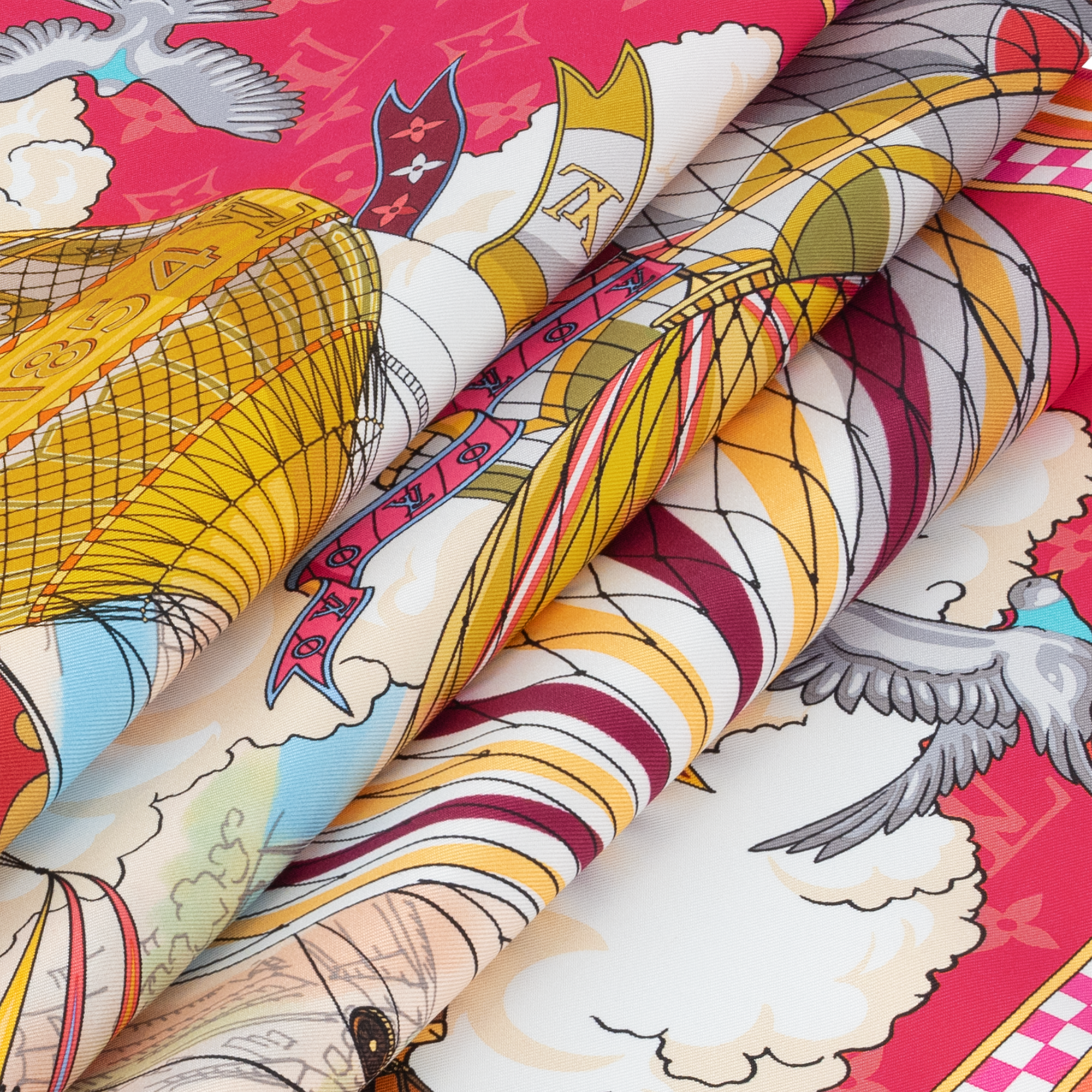 Women - From The Cloud Square 90 S00 Women Accessories Silk Squares and Bandeaux | LOUIS VUITTON (Product zoom)