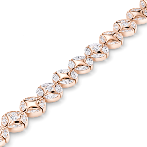 Les Extraordinaires - Galaxie Bracelet, Pink Gold and Diamonds Les Extraordinaires Jewellery Bracelets | LOUIS VUITTON (Product zoom)
