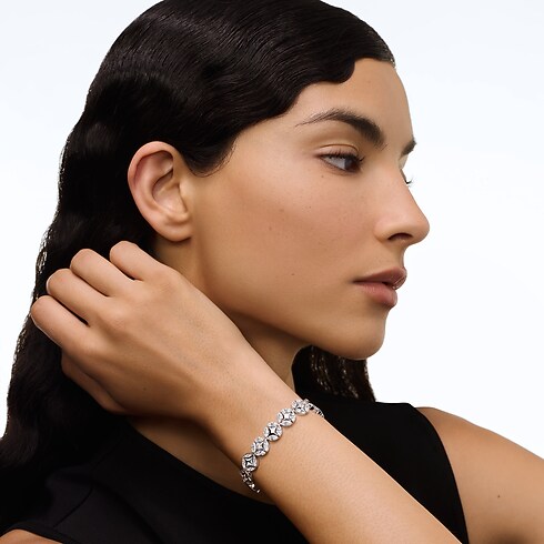 Les Extraordinaires - Galaxie Bracelet, White Gold and Diamonds Les Extraordinaires Jewellery Bracelets | LOUIS VUITTON (Product zoom)