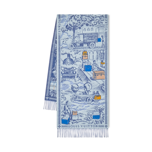 Women - Gaston’s Travel Scarf S00 Women Accessories Scarves | LOUIS VUITTON (Product zoom)