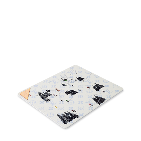 Gaston Ski Mouse Mat side view
