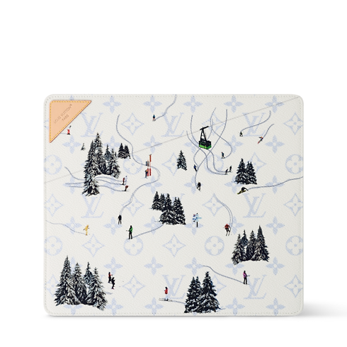 Gaston Ski Mouse Mat front view