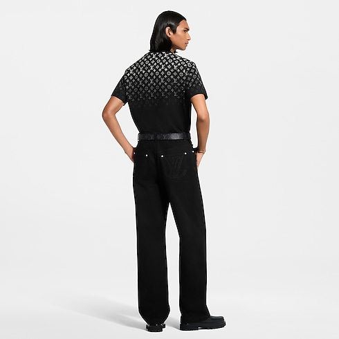 Men - Gradient Cotton T-Shirt Men Ready-to-Wear T-Shirts and Polos | LOUIS VUITTON (Product zoom)