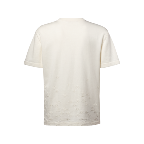 Men - Gradient Signature Jacquard Short-Sleeved Crewneck Men Ready-to-Wear Knitwear and Sweatshirts | LOUIS VUITTON (Product zoom)
