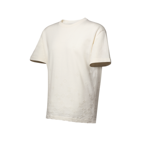 Men - Gradient Signature Jacquard Short-Sleeved Crewneck Men Ready-to-Wear Knitwear and Sweatshirts | LOUIS VUITTON (Product zoom)