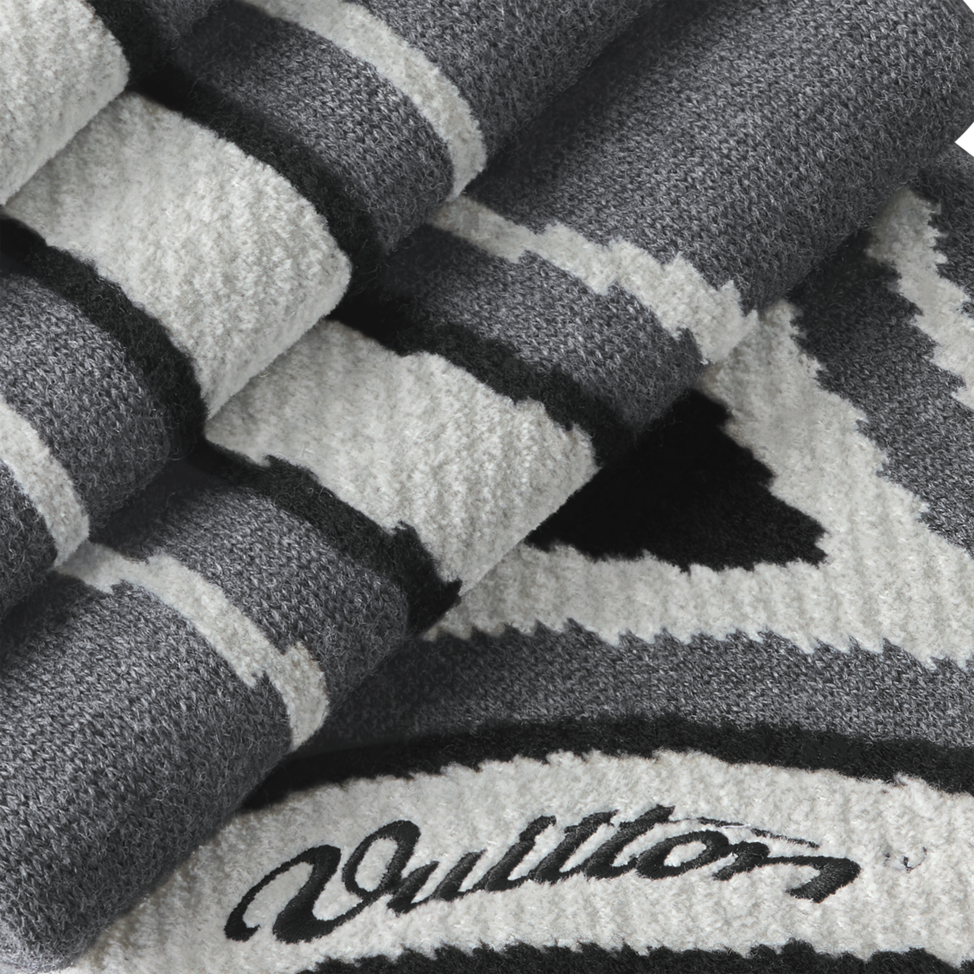 Men - Graphic Flower Scarf S00 Men Accessories Scarves | LOUIS VUITTON (Product zoom)