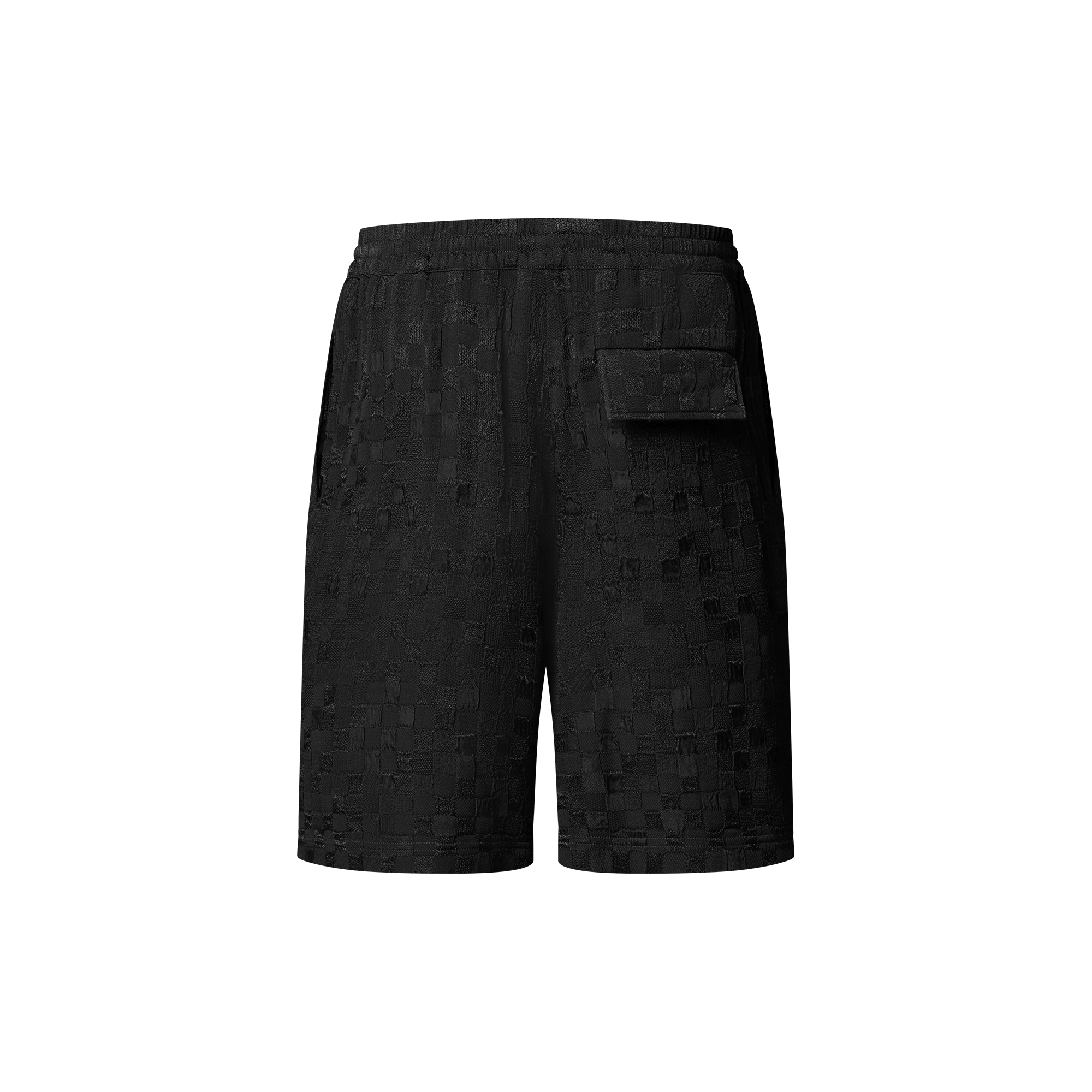 Men - Graphic Jacquard Fluid Shorts  Men Ready-to-Wear Trousers | LOUIS VUITTON (Product zoom)