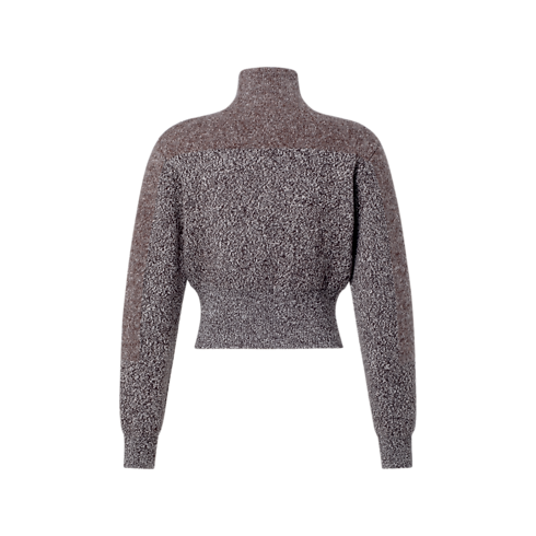 Women - Graphic Knit Zip-Up Jacket Women Ready-to-Wear Knitwear | LOUIS VUITTON (Product zoom)