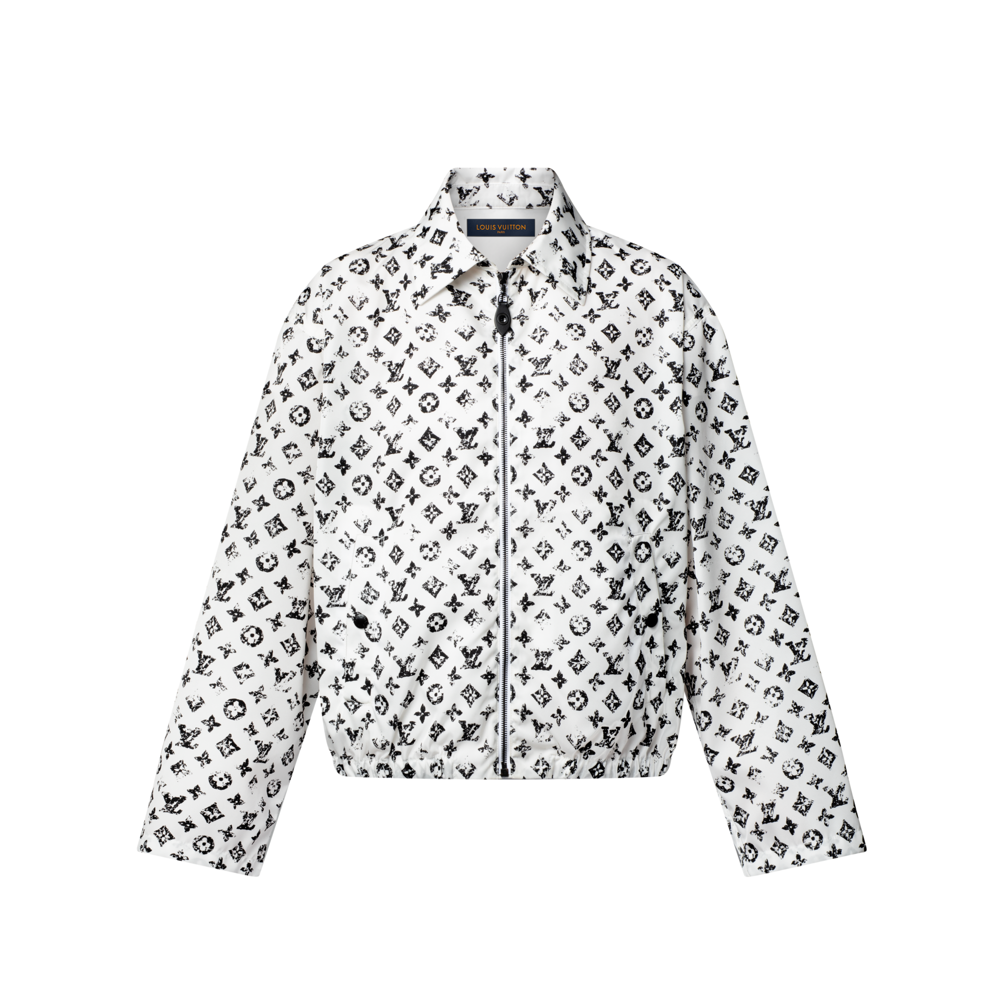 Women - Graphic Monogram Zip-Up Jacket  Women Ready-to-Wear Coats and Jackets | LOUIS VUITTON (Product zoom)