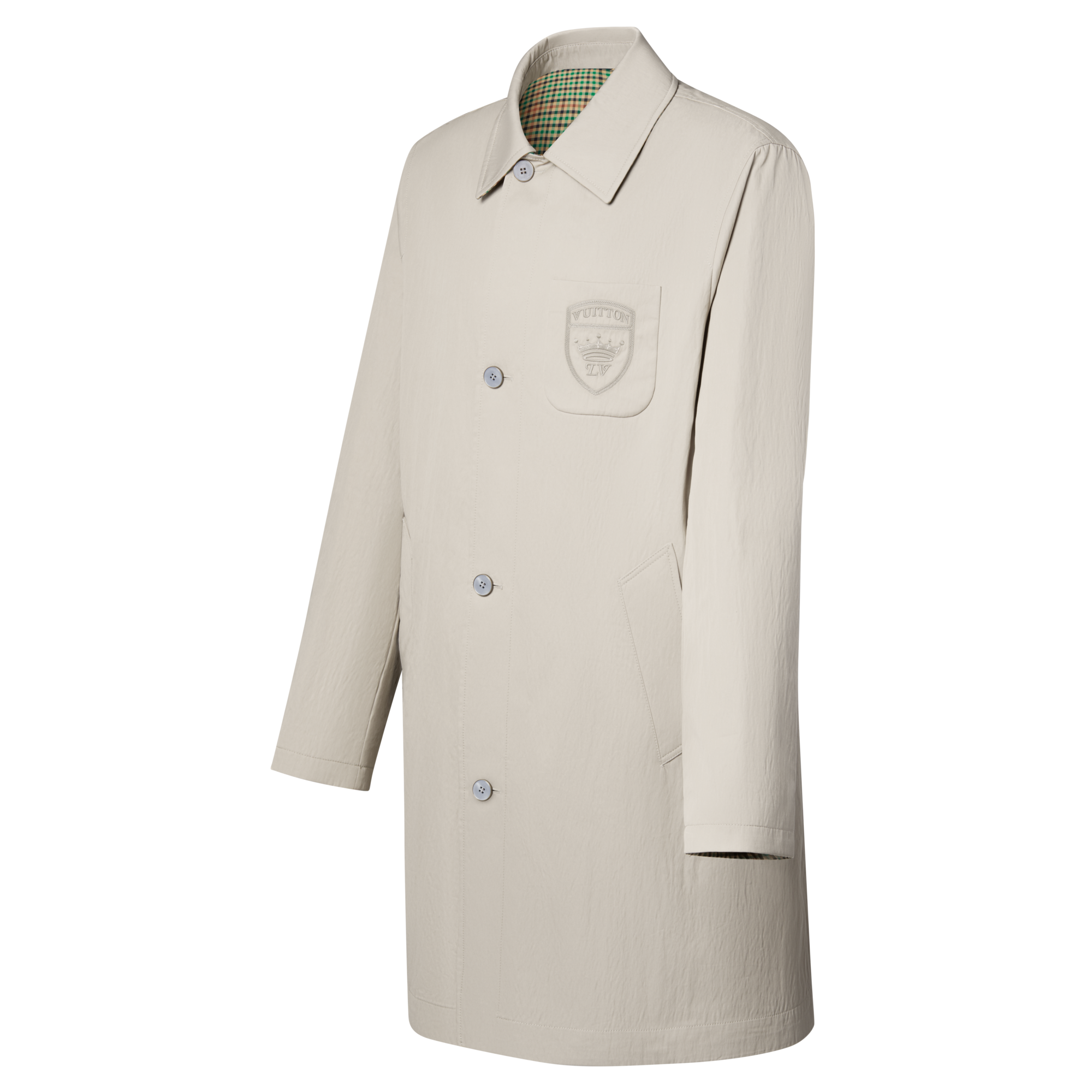 Men - Graphic Reversible Raincoat  Men Ready-to-Wear Outerwear and Coats | LOUIS VUITTON (Product zoom)