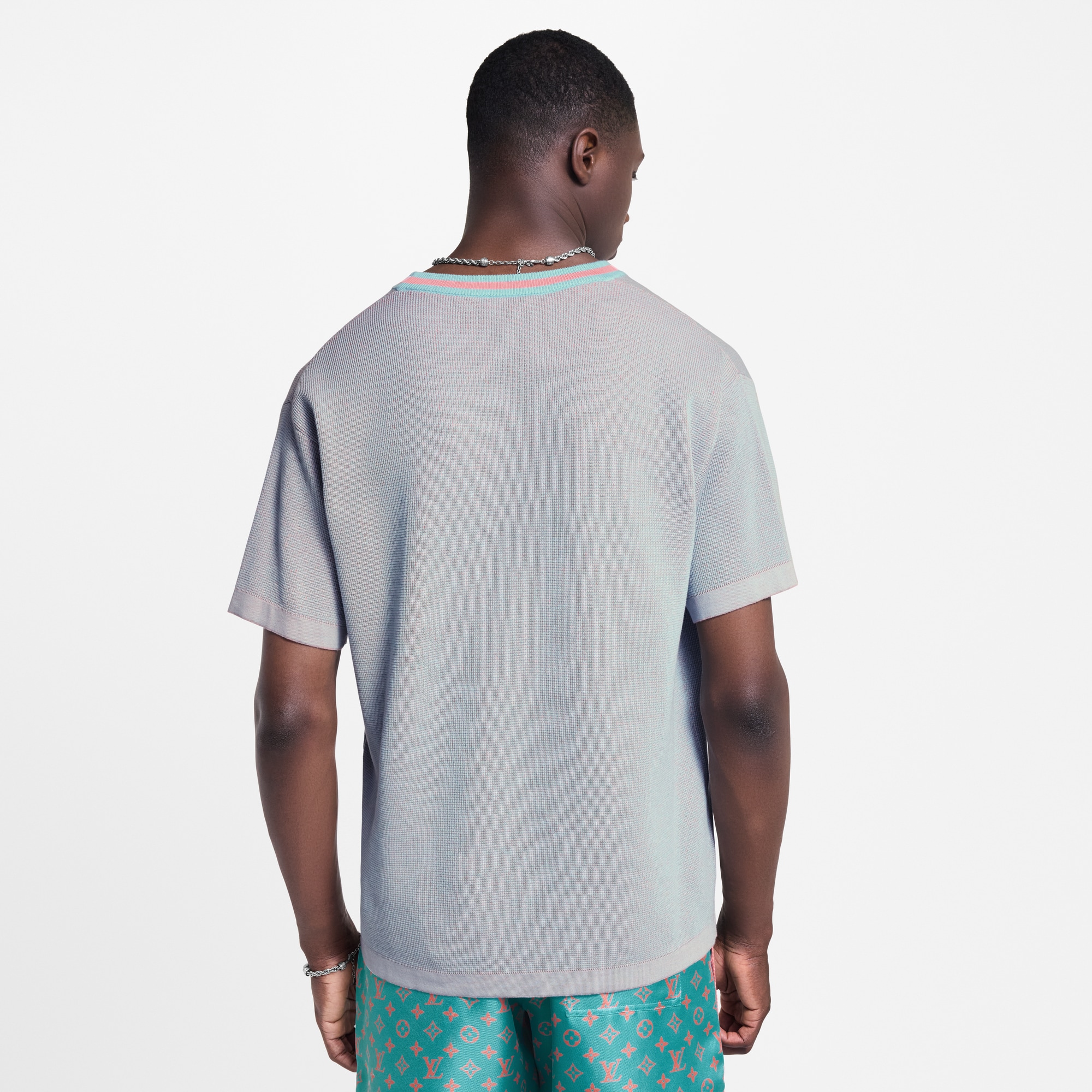 Men - Graphic Short-Sleeved Crewneck  Men Ready-to-Wear Knitwear and Sweatshirts | LOUIS VUITTON (Product zoom)