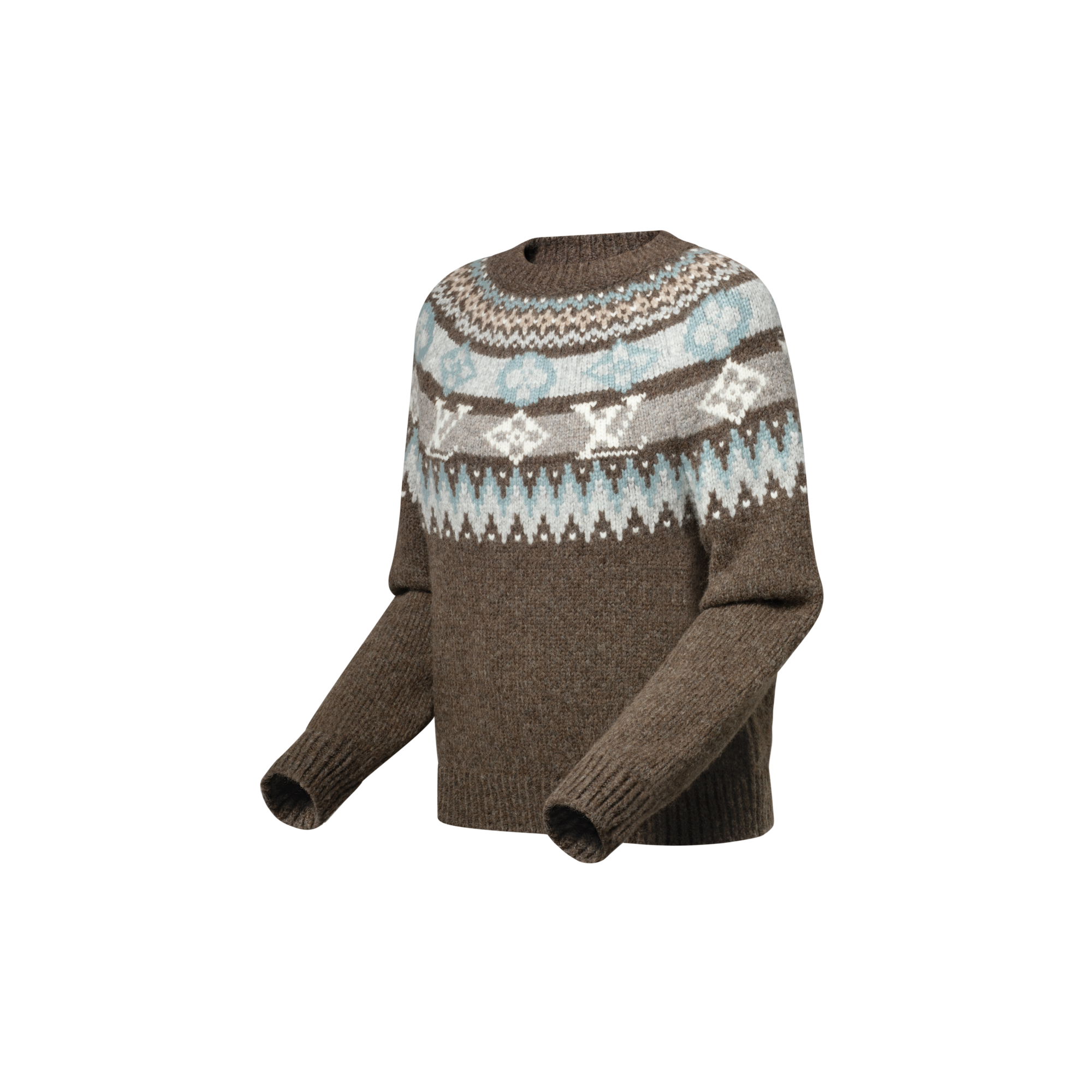 Women - Graphic Signature Knit Jumper  Women Ready-to-Wear Knitwear | LOUIS VUITTON (Product zoom)