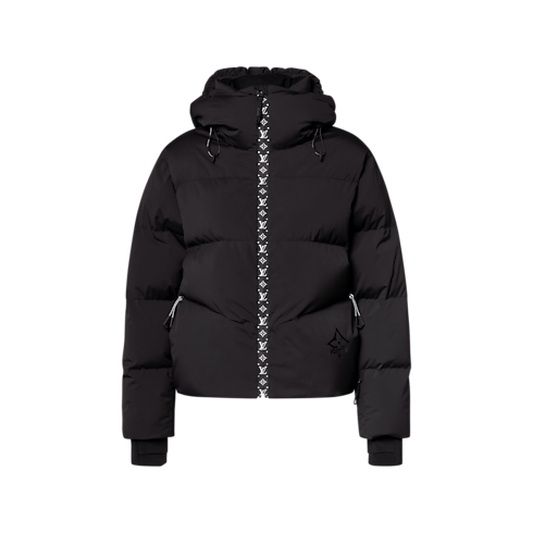 Women - Graphic Signature Ski Jacket Women Ready-to-Wear Coats and Jackets | LOUIS VUITTON (Product zoom)