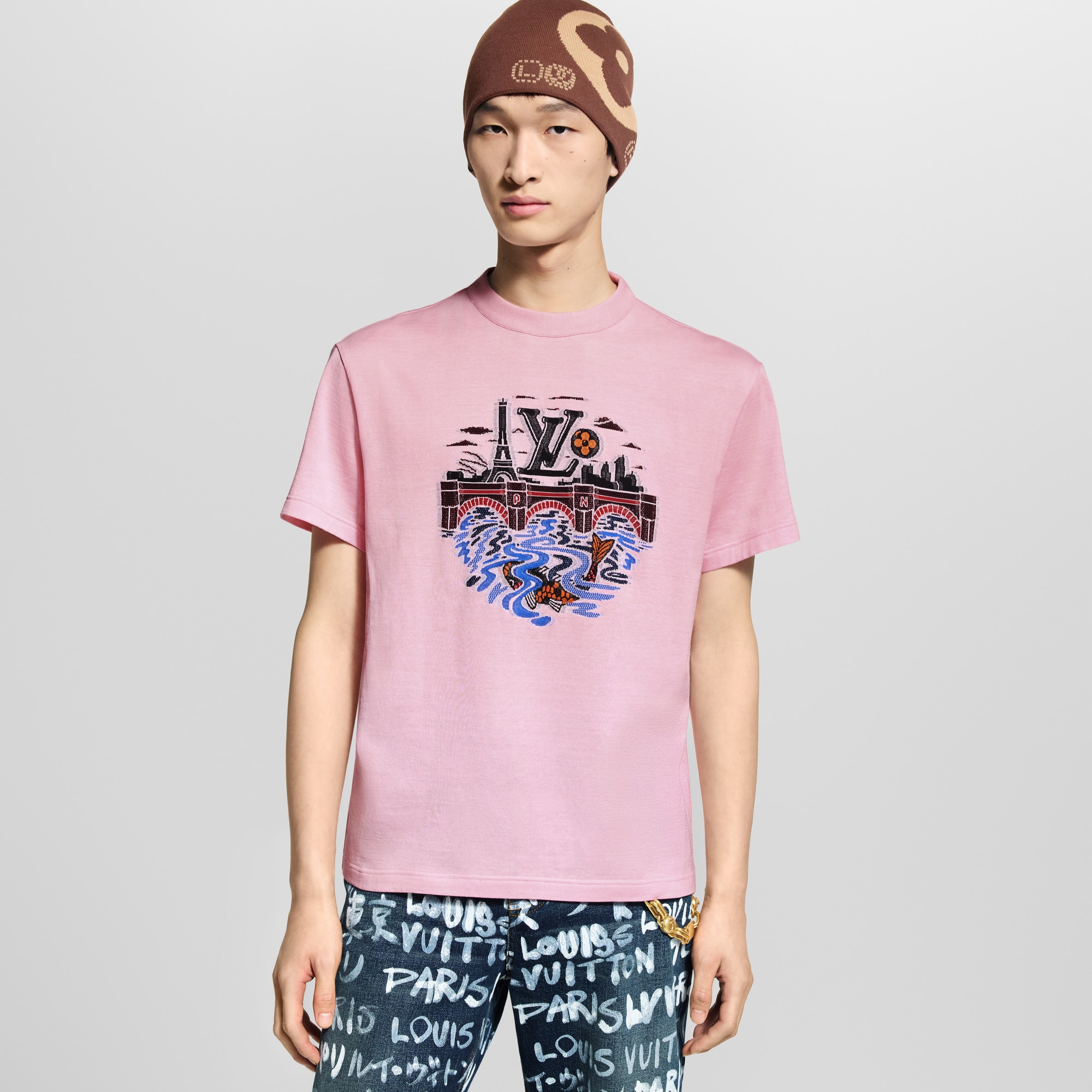 Men - Graphic T-Shirt  Men Ready-to-Wear T-Shirts and Polos | LOUIS VUITTON (Product zoom)