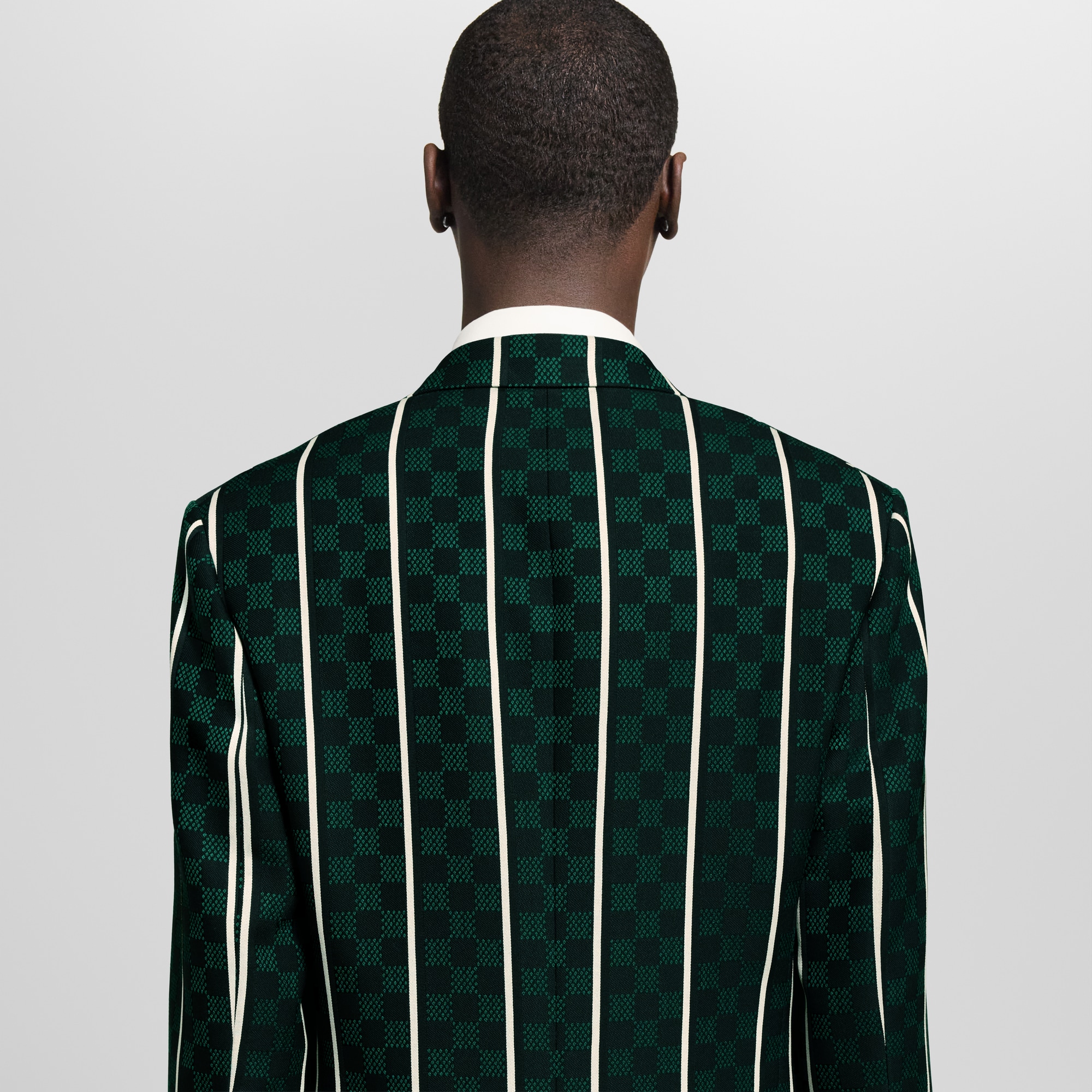 Men - Graphic Tailored Single-Breasted City Jacket  Men Ready-to-Wear Blazers and Jackets | LOUIS VUITTON (Product zoom)