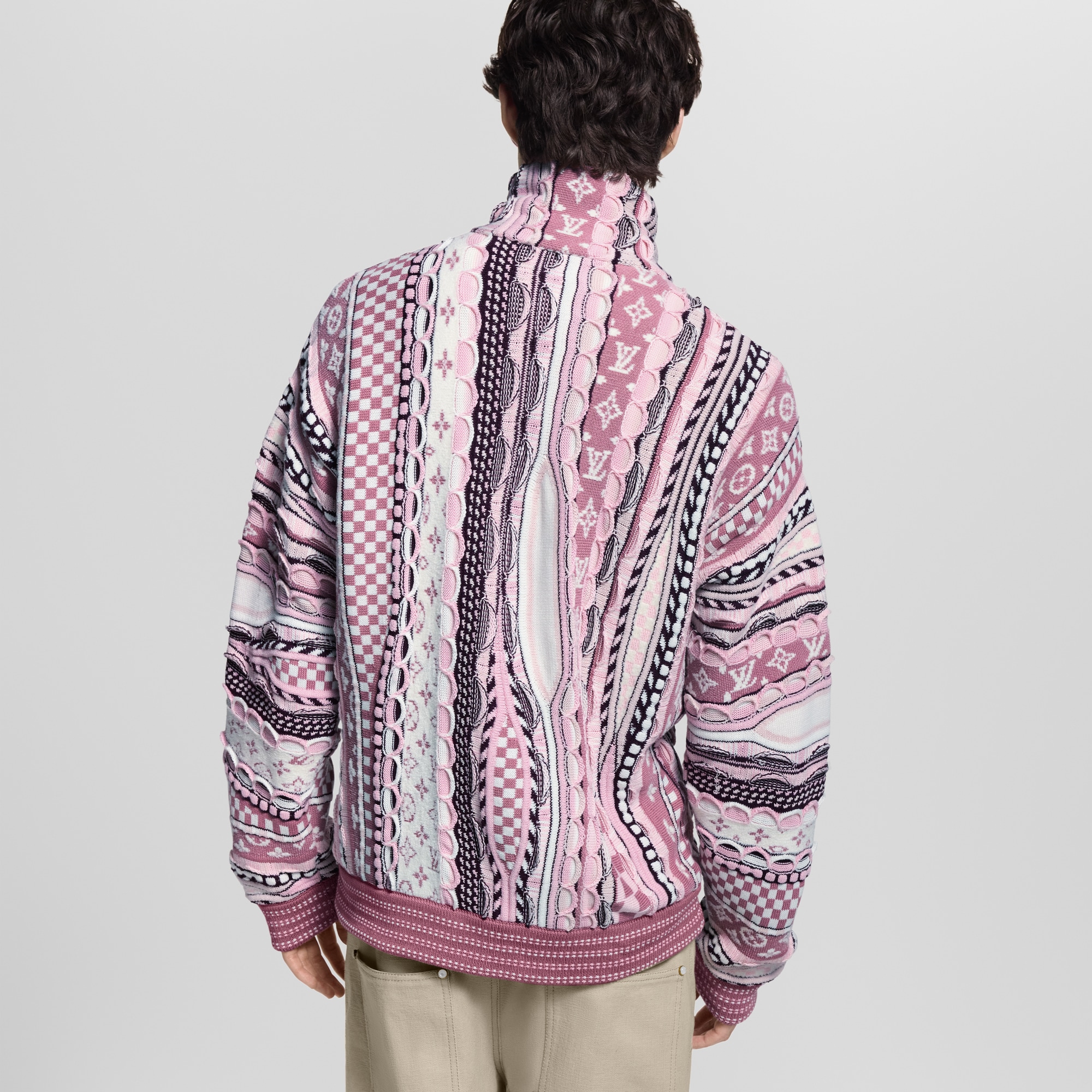 Men - Half-Zip Jumper  Men Ready-to-Wear All Ready-to-Wear | LOUIS VUITTON (Product zoom)