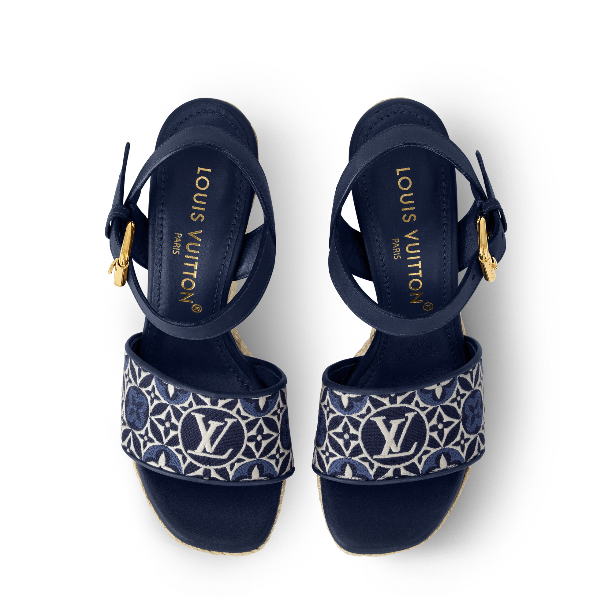Women - Helios Wedge Espadrilles  Women Shoes Sandals and Espadrilles | LOUIS VUITTON (Product zoom)