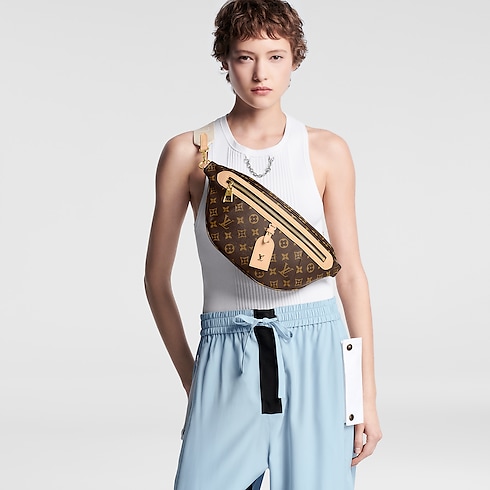 Women - High Rise Bumbag Monogram Canvas Women Handbags Handbags | LOUIS VUITTON (Product zoom)