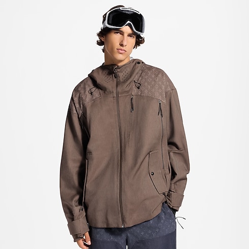 Men - Hooded Snow Shell Jacket Men Ready-to-Wear All Ready-to-Wear | LOUIS VUITTON (Product zoom)