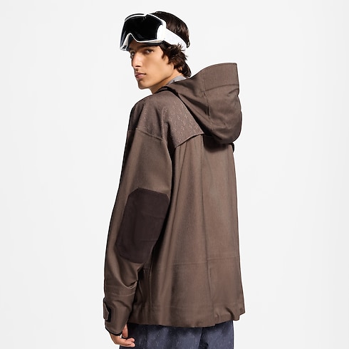 Men - Hooded Snow Shell Jacket Men Ready-to-Wear All Ready-to-Wear | LOUIS VUITTON (Product zoom)