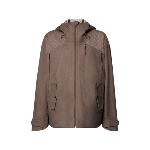 Men - Hooded Snow Shell Jacket Men Ready-to-Wear All Ready-to-Wear | LOUIS VUITTON (Product zoom)