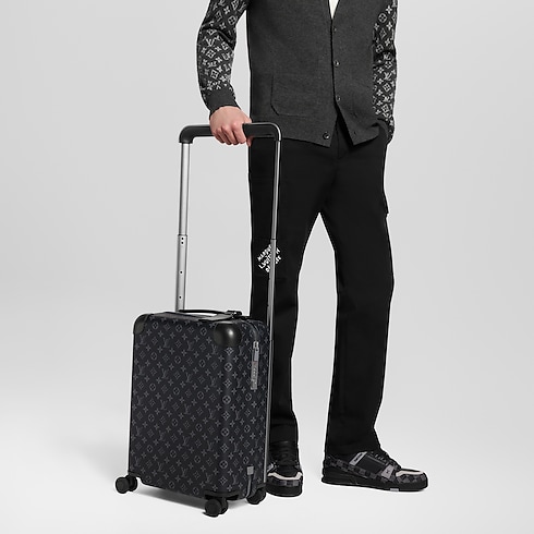 Men - Horizon 50 Suitcase Monogram Eclipse Canvas Men Travel Rolling Luggage | LOUIS VUITTON (Product zoom)