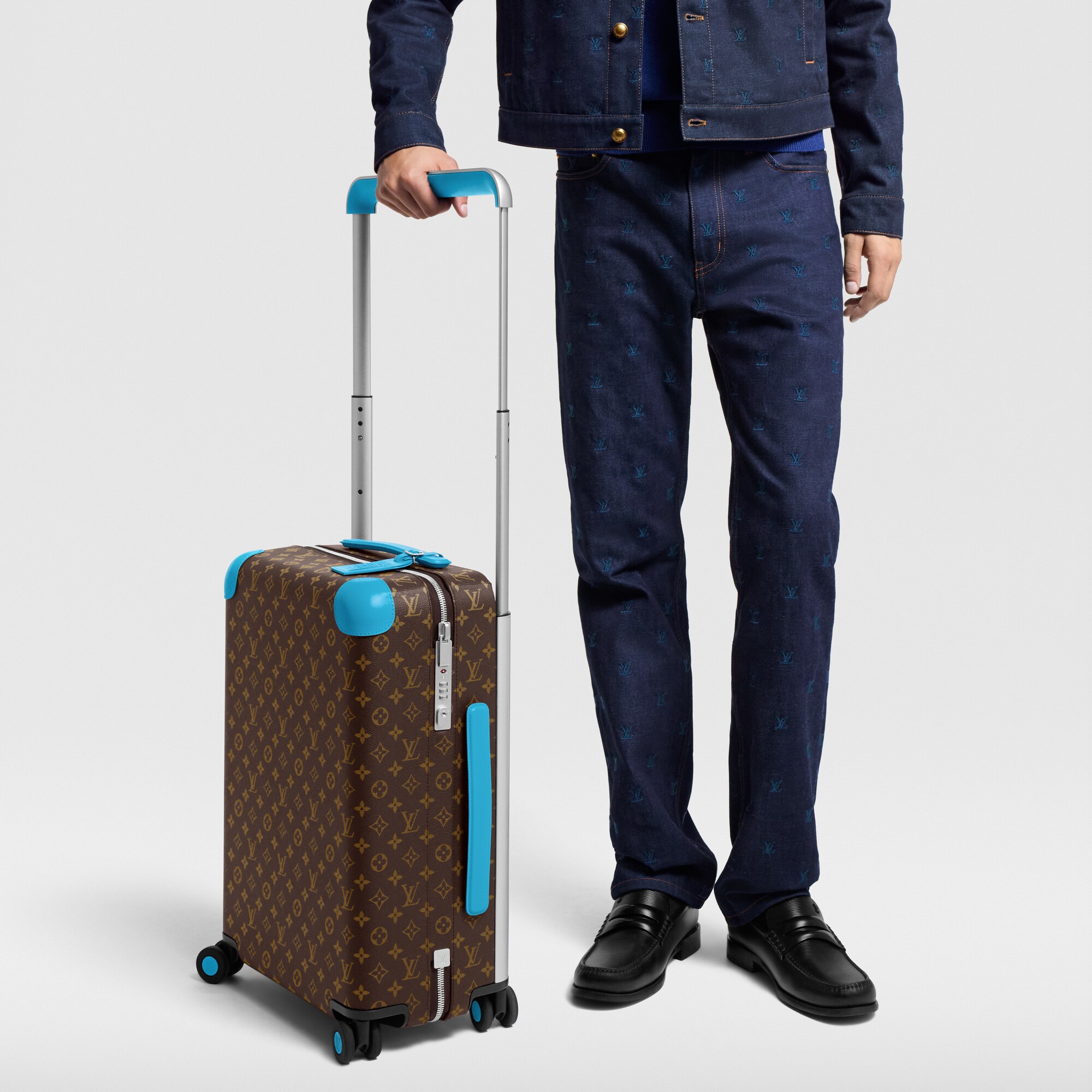 Men - Horizon 55 Suitcase G73 Men Travel Rolling Luggage | LOUIS VUITTON (Product zoom)