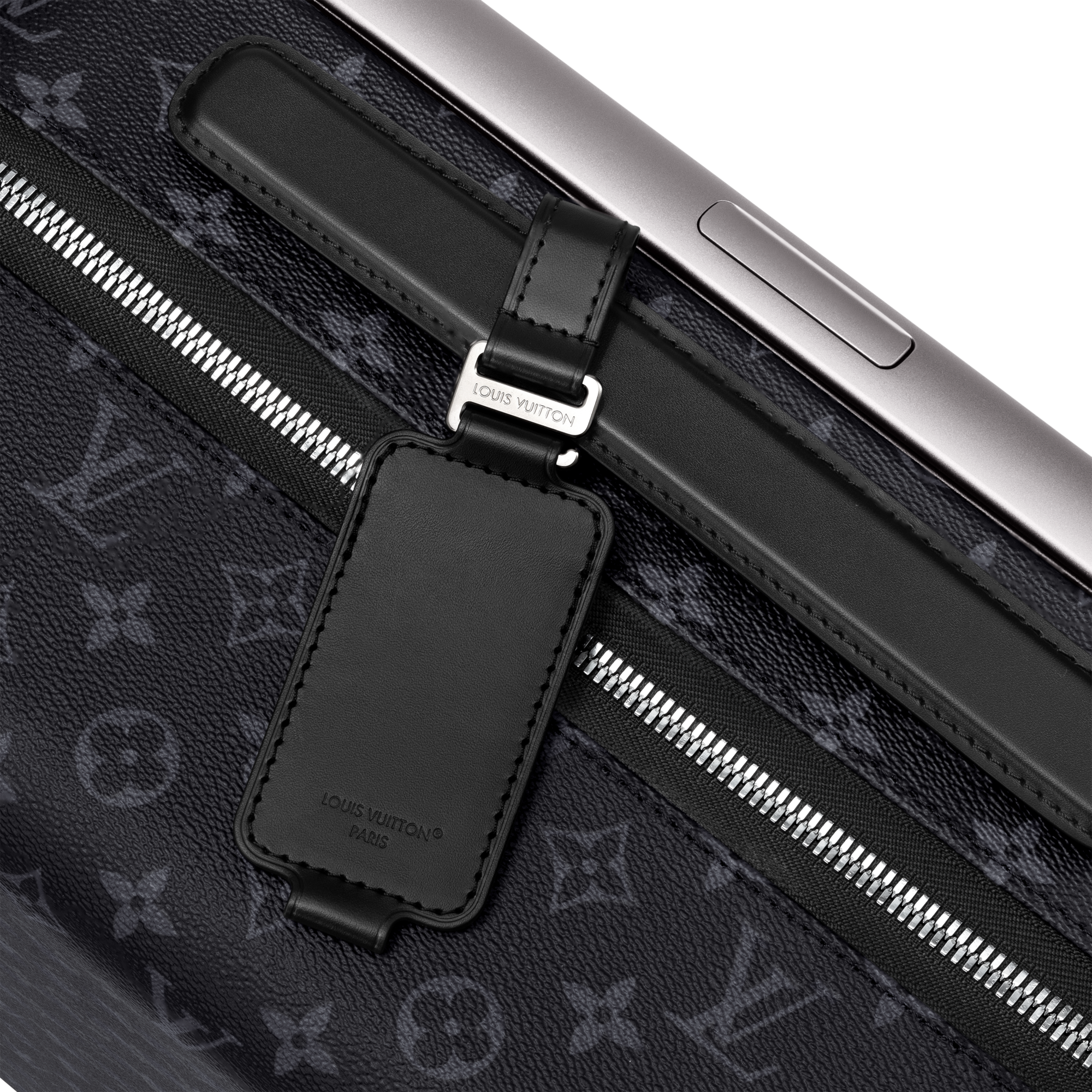 Men - Horizon 55 Suitcase Monogram Eclipse Canvas Men Travel Rolling Luggage | LOUIS VUITTON (Product zoom)