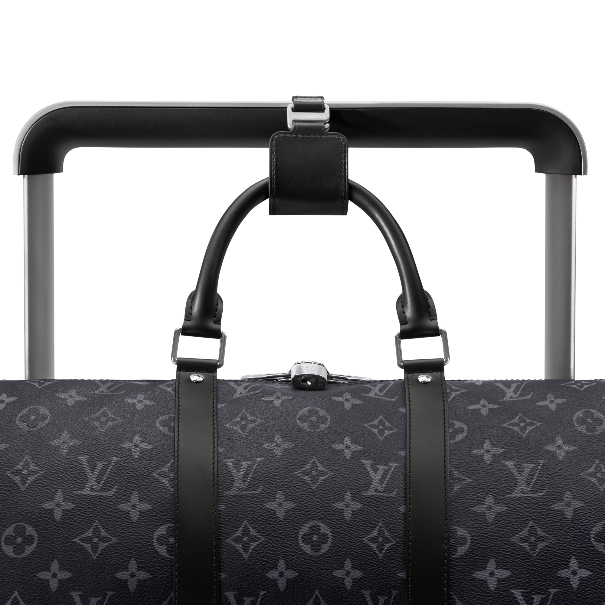 Men - Horizon 55 Suitcase Monogram Eclipse Canvas Men Travel Rolling Luggage | LOUIS VUITTON (Product zoom)
