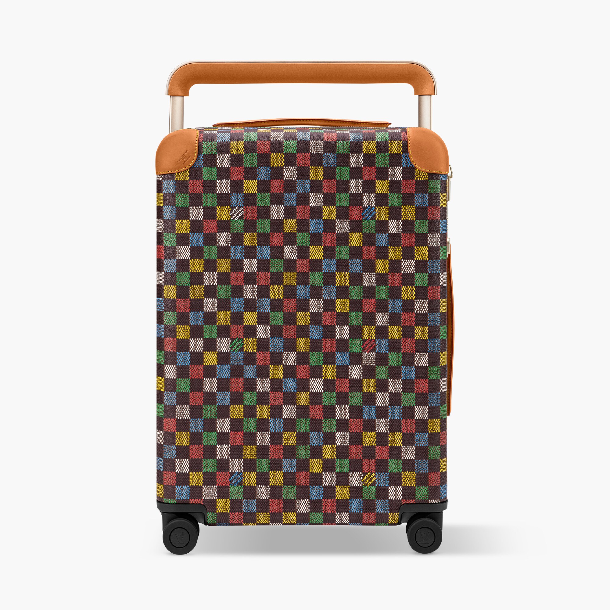 Horizon 55 Suitcase Luxury Damier Ebene Canvas Multicolour
