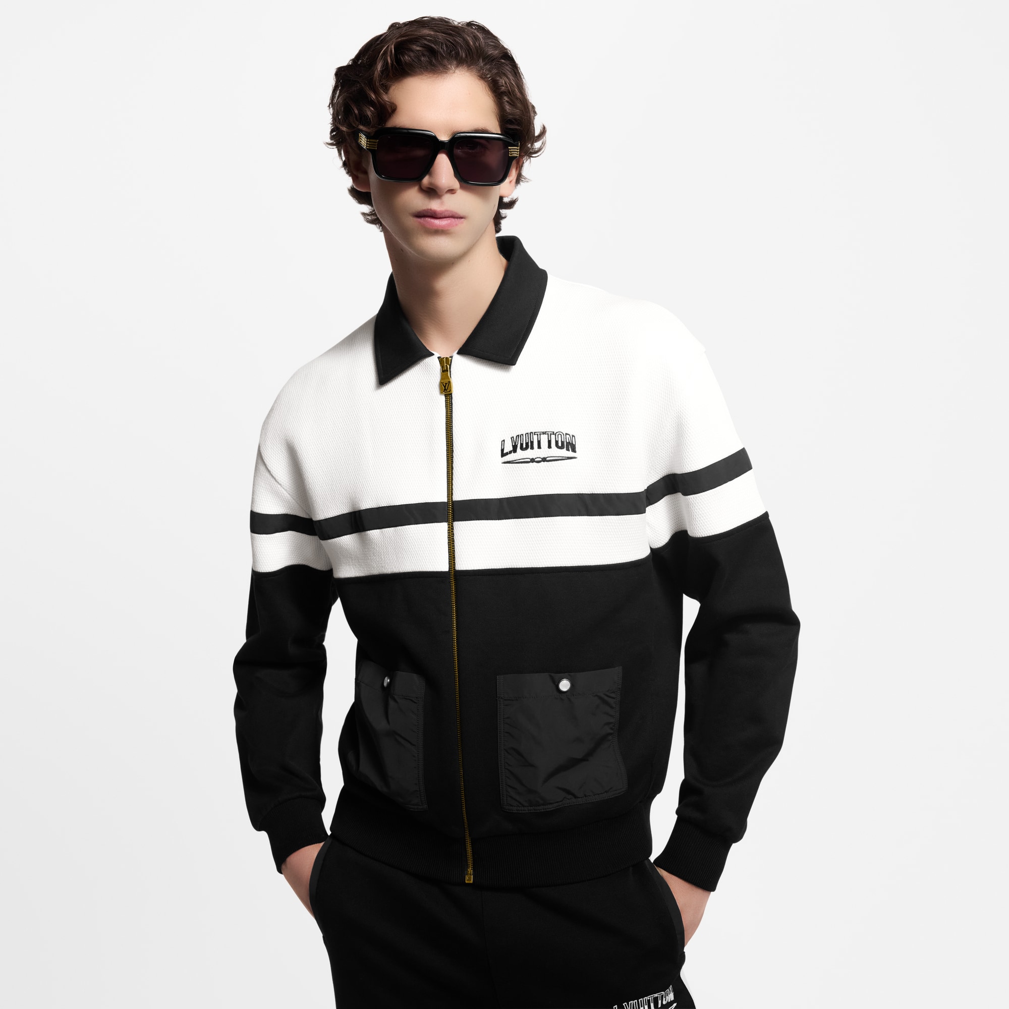Men - Hybrid Jersey Blouson  Men Ready-to-Wear All Ready-to-Wear | LOUIS VUITTON (Product zoom)