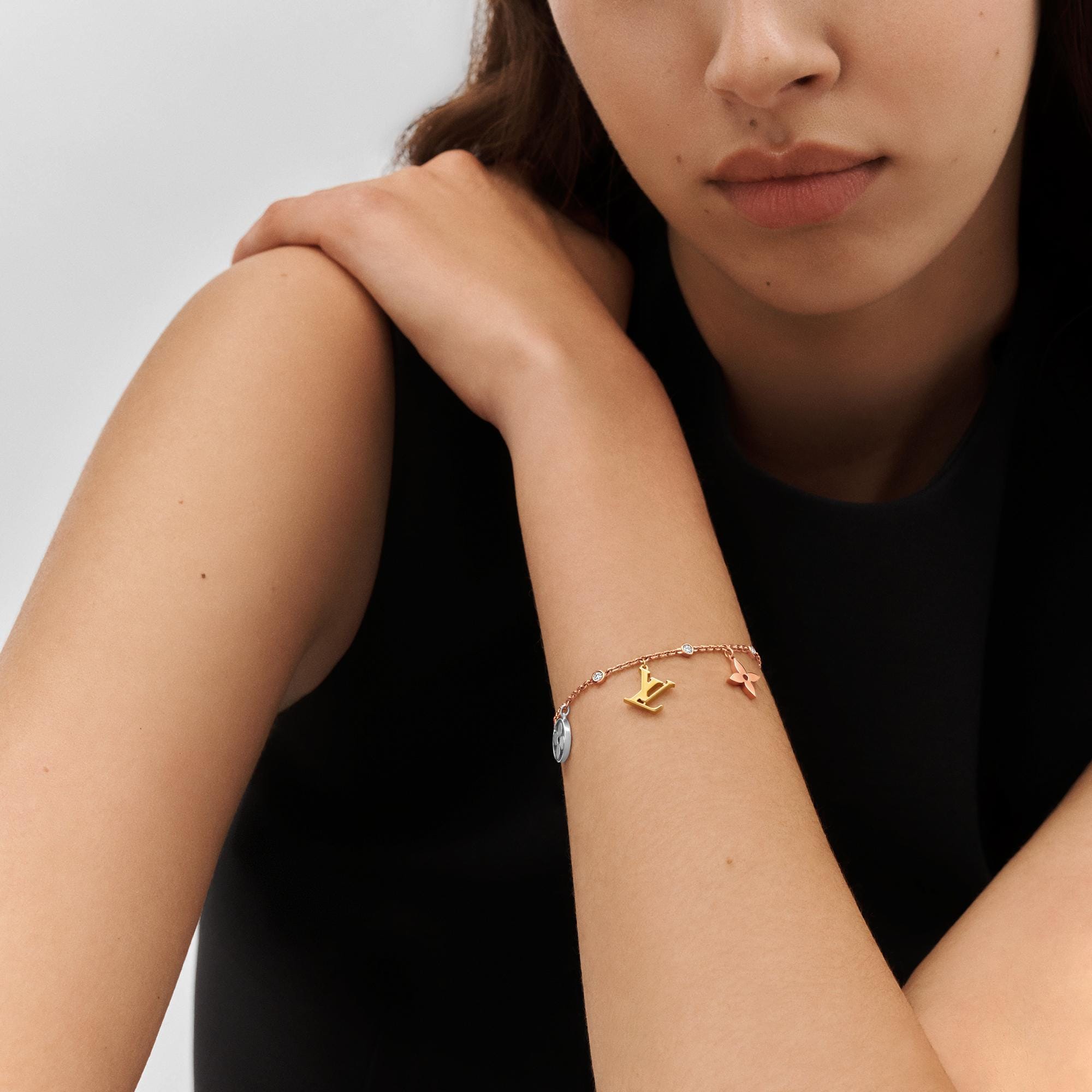 louis vuitton bracelet gold