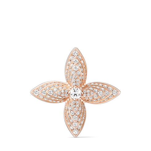 Les Extraordinaires - Idylle Blossom Ring, Pink Gold and Diamonds Les Extraordinaires Jewellery Rings | LOUIS VUITTON (Product zoom)