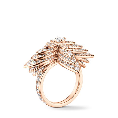 Les Extraordinaires - Idylle Blossom Ring, Pink Gold and Diamonds Les Extraordinaires Jewellery Rings | LOUIS VUITTON (Product zoom)