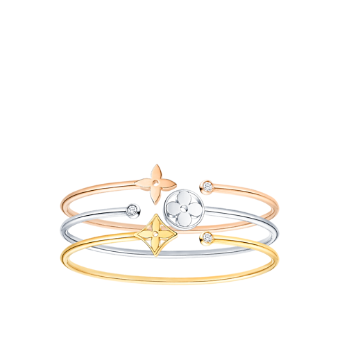 Jewellery - Idylle Blossom Twist Bracelet, Yellow Gold Jewellery Categories All Fine Jewellery | LOUIS VUITTON (Product zoom)
