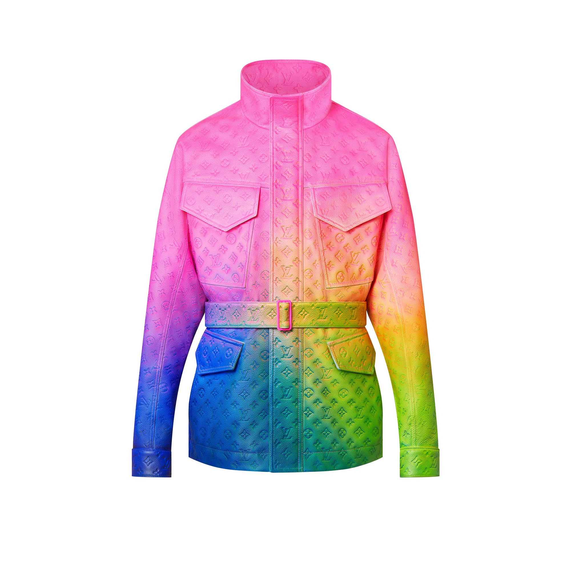 Illusion Monogram Leather Jacket 