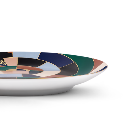 Trunks, Travel and Home - Illusion Set of 2 Bread Plates Trunks, Travel and Home Home and Art of Dining Art of Dining | LOUIS VUITTON (Product zoom)