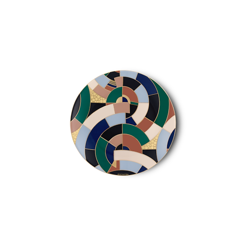 Trunks, Travel and Home - Illusion Set of 2 Bread Plates Trunks, Travel and Home Home and Art of Dining Art of Dining | LOUIS VUITTON (Product zoom)