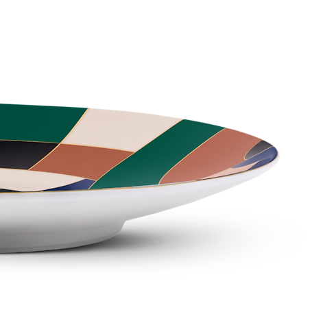 Trunks, Travel and Home - Illusion Set of 2 Dessert Plates Trunks, Travel and Home Home and Art of Dining Art of Dining | LOUIS VUITTON (Product zoom)