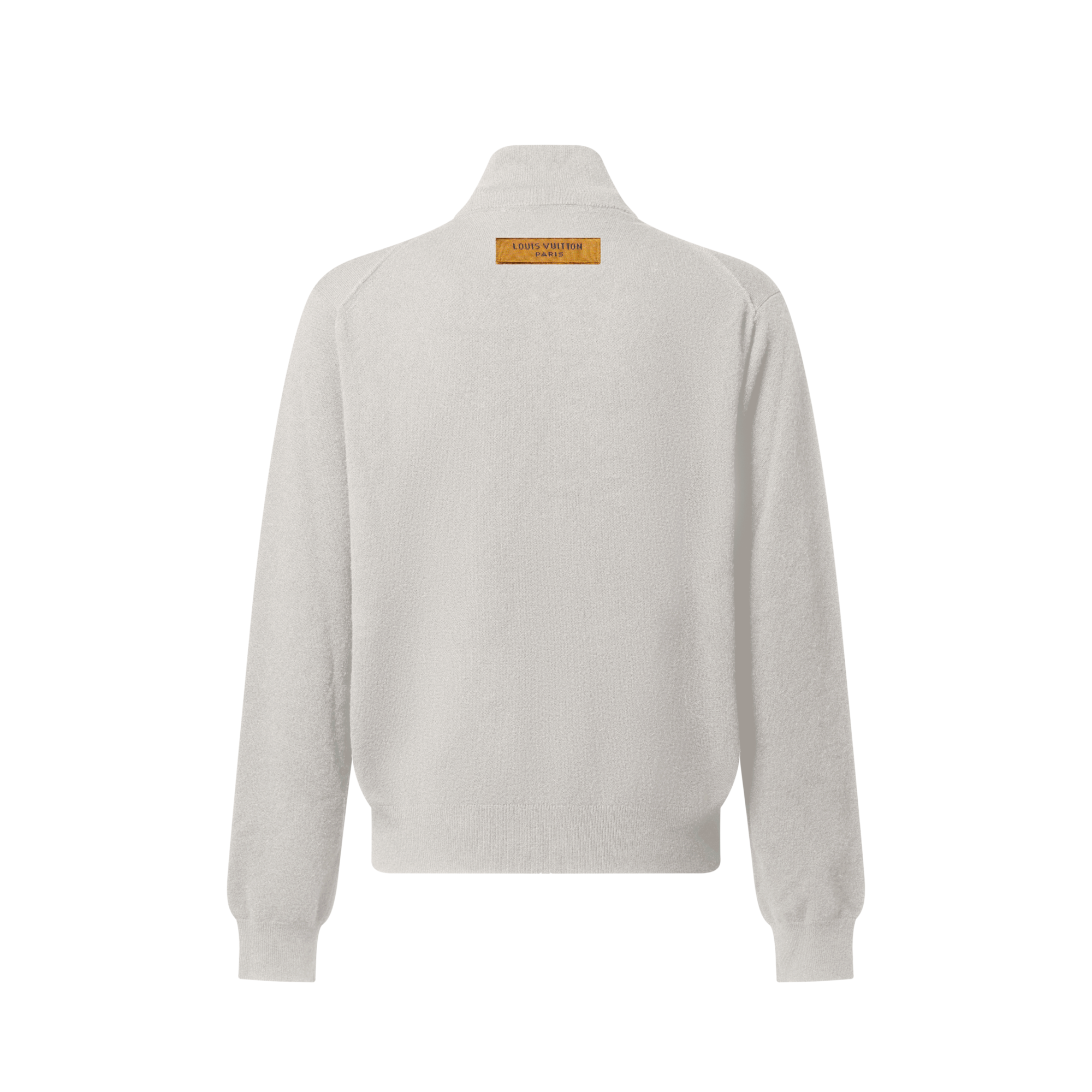 Men - Inside Out Zipped Through Cashmere Hoodie  Men Ready-to-Wear All Ready-to-Wear | LOUIS VUITTON (Product zoom)