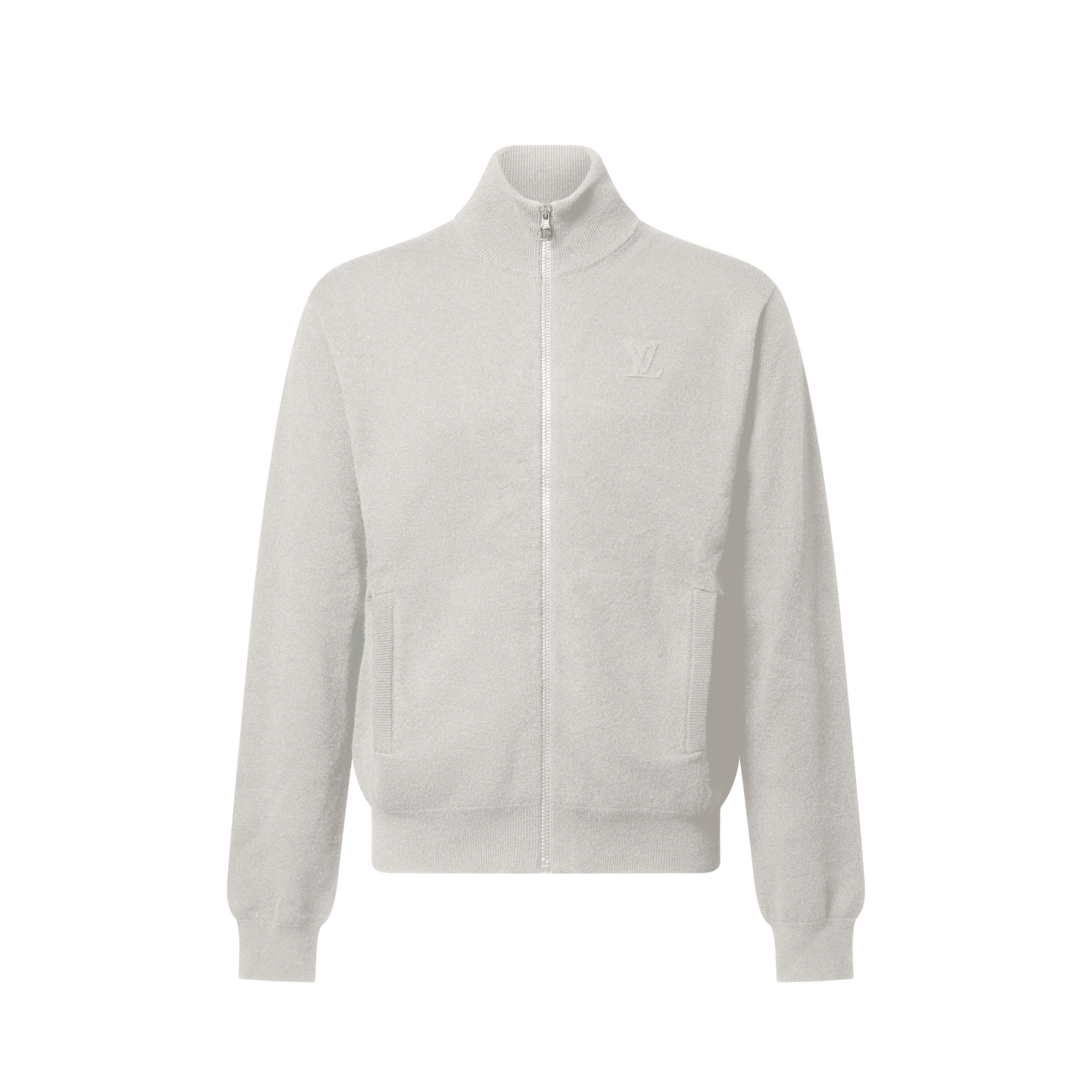 Men - Inside Out Zipped Through Cashmere Hoodie  Men Ready-to-Wear All Ready-to-Wear | LOUIS VUITTON (Product zoom)