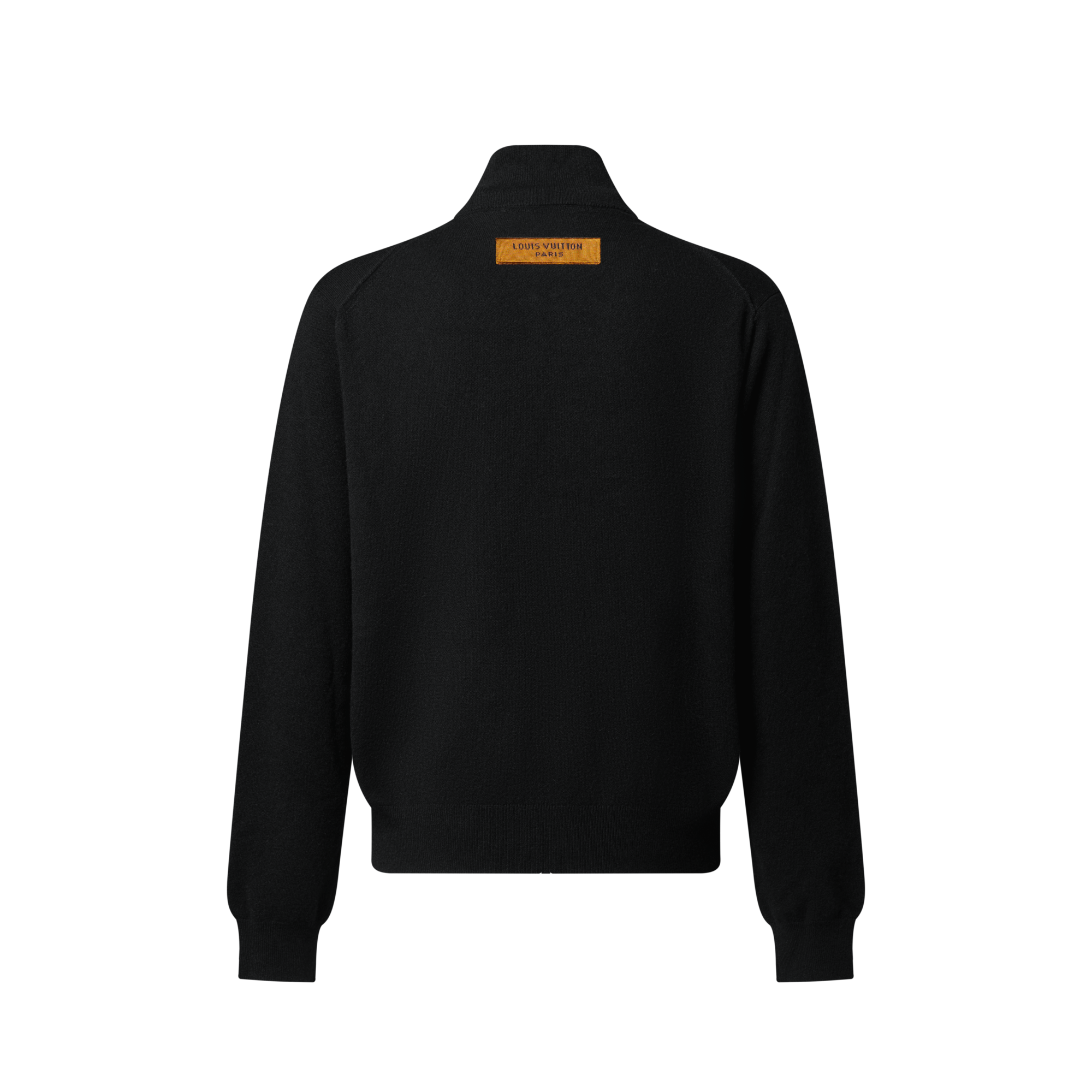 Men - Inside Out Zipped Through Cashmere Hoodie  Men Ready-to-Wear All Ready-to-Wear | LOUIS VUITTON (Product zoom)