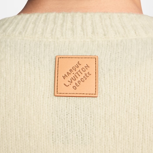 Men - Intarsia Signature Long-Sleeved Jumper Men Ready-to-Wear All Ready-to-Wear | LOUIS VUITTON (Product zoom)