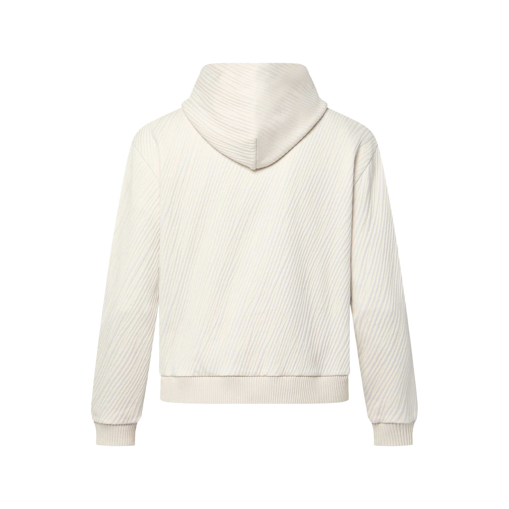 Men - Jacquard Cotton-Blend Jersey Hoodie  Men Ready-to-Wear All Ready-to-Wear | LOUIS VUITTON (Product zoom)