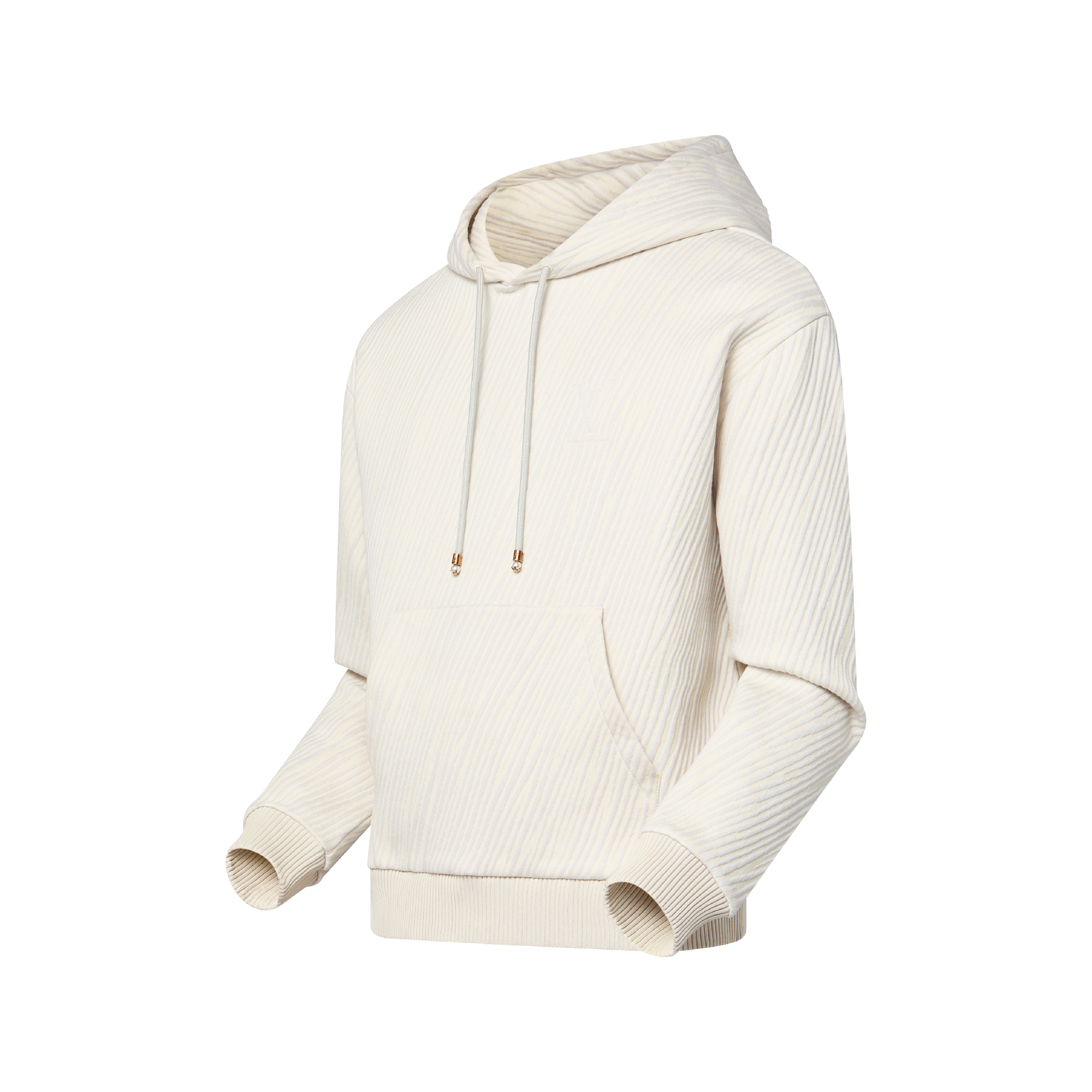 Men - Jacquard Cotton-Blend Jersey Hoodie  Men Ready-to-Wear All Ready-to-Wear | LOUIS VUITTON (Product zoom)