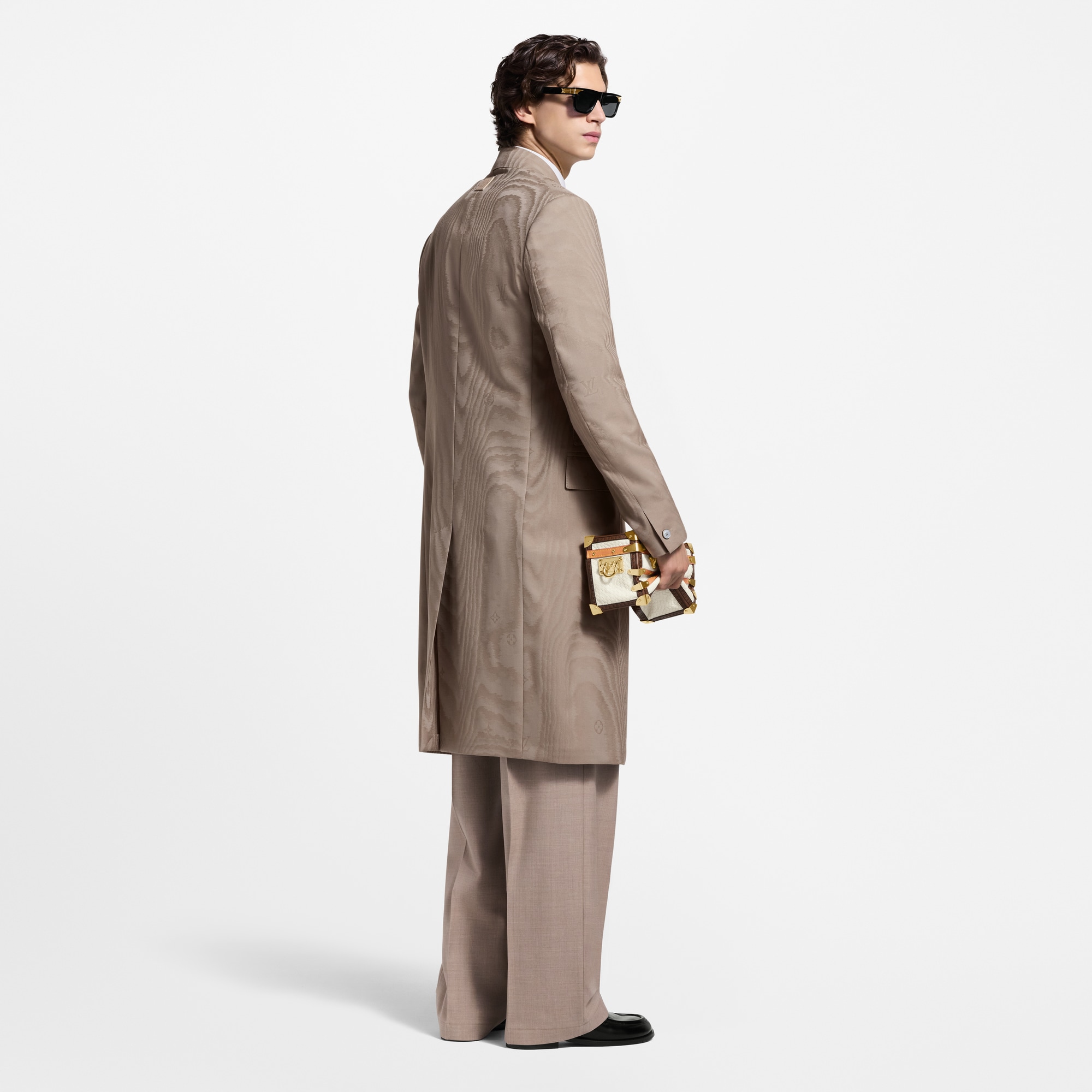 Men - Jacquard Unlined Coat  Men Ready-to-Wear Outerwear and Coats | LOUIS VUITTON (Product zoom)