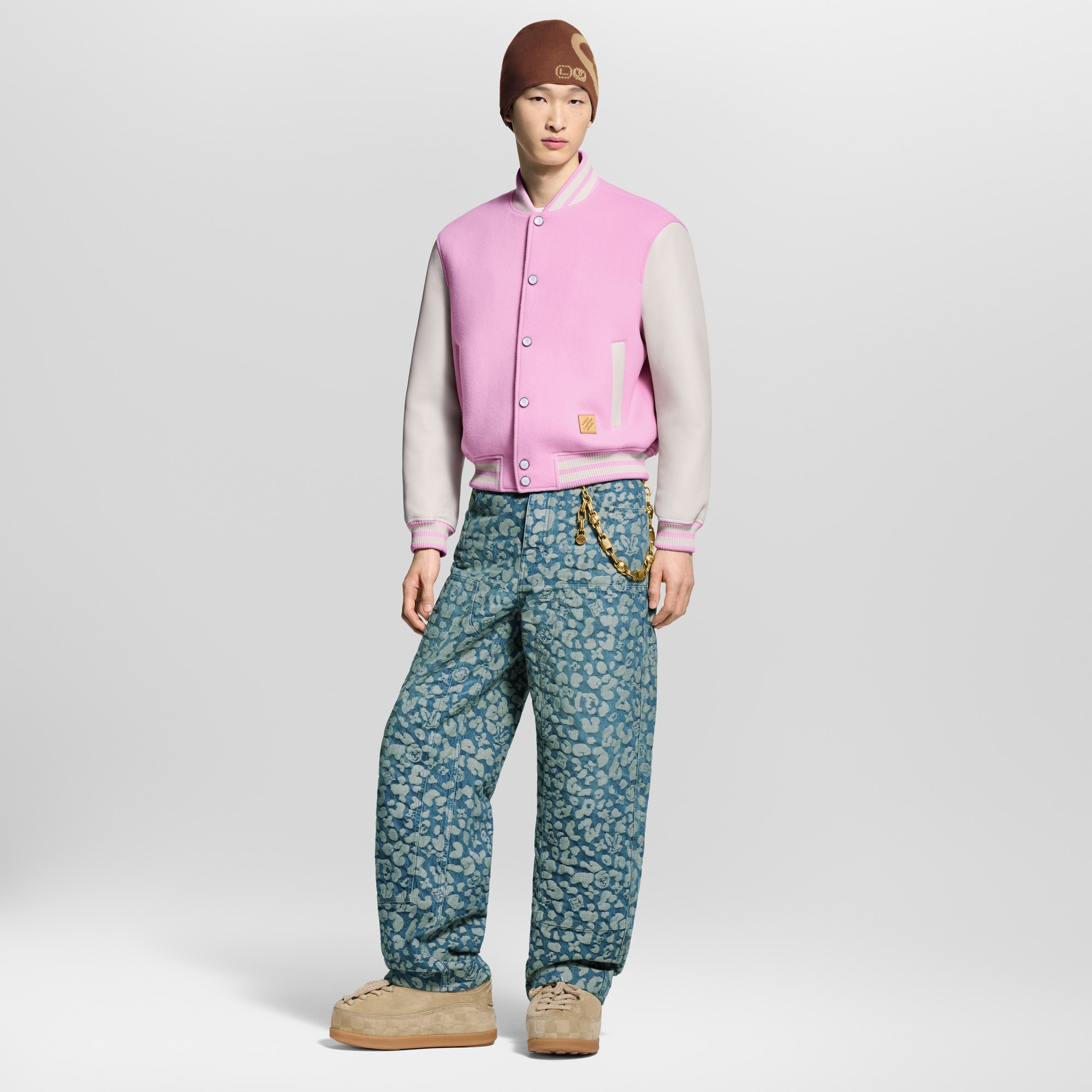 Men - Jacquard Workwear Denim Trousers  Men Ready-to-Wear Denim Collection | LOUIS VUITTON (Product zoom)